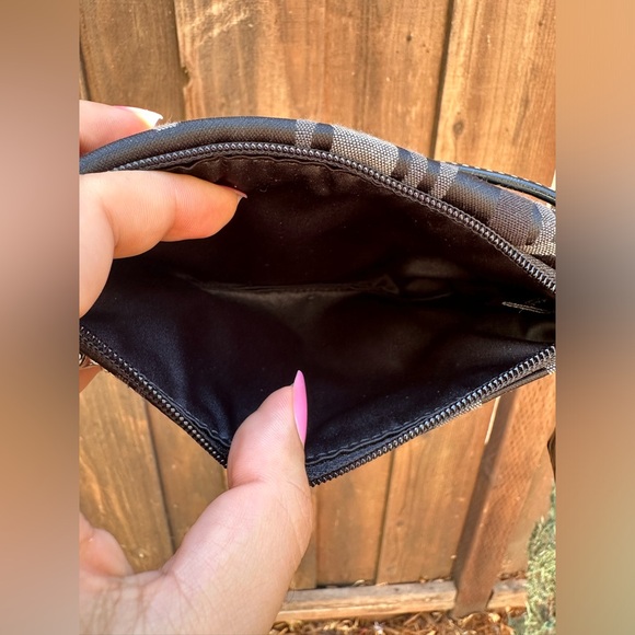 Coach Turn Lock Black/Grey Wristlet - Picture 6 of 6